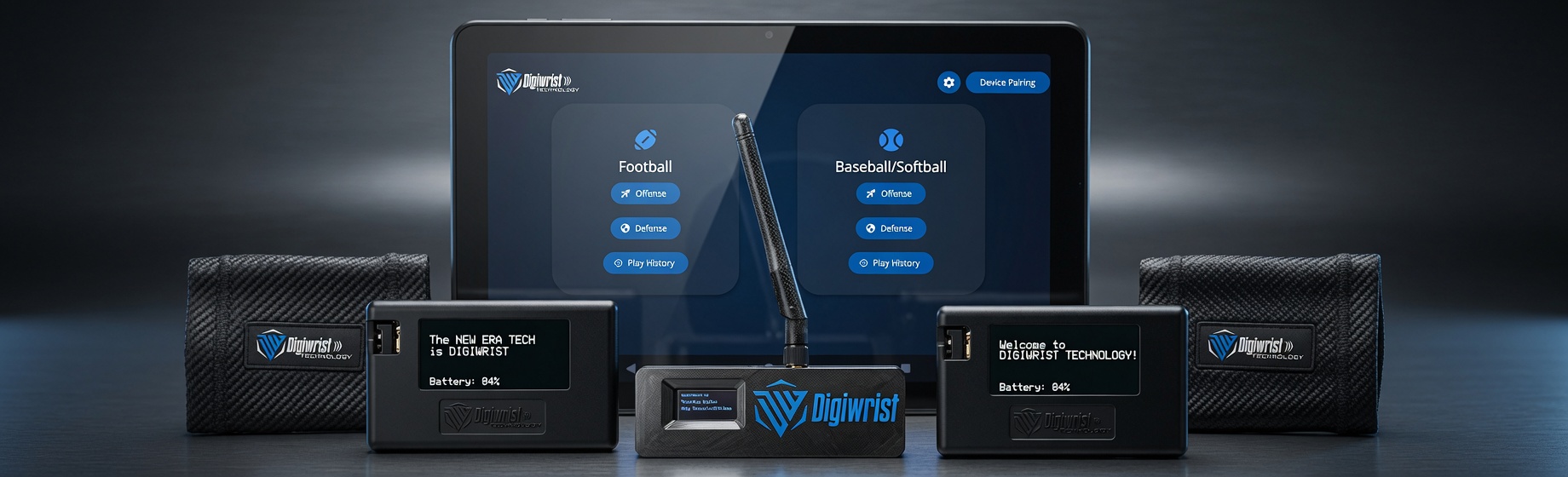 DigiWrist team kit — call station and wristbands